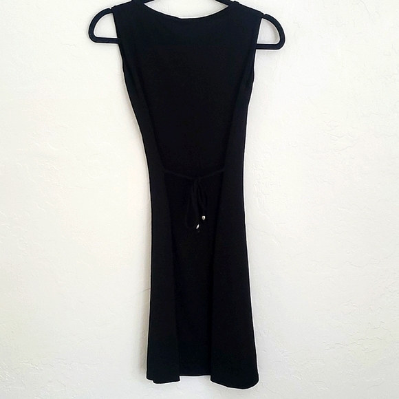 Vintage 90s Y2K Forever 21 Sleeveless Black Dress Small - Picture 5 of 7